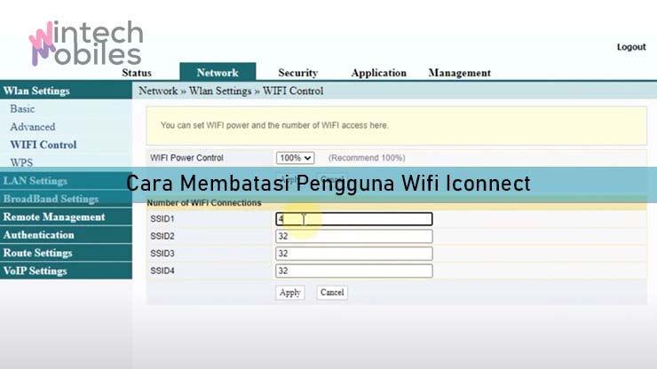 Cara Membatasi Pengguna Wifi Iconnect