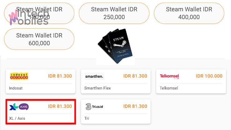 Harga Steam Wallet XL Murah di Codashop UniPin