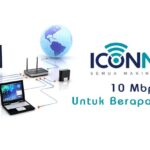 Iconnet 10 Mbps Untuk Berapa Orang