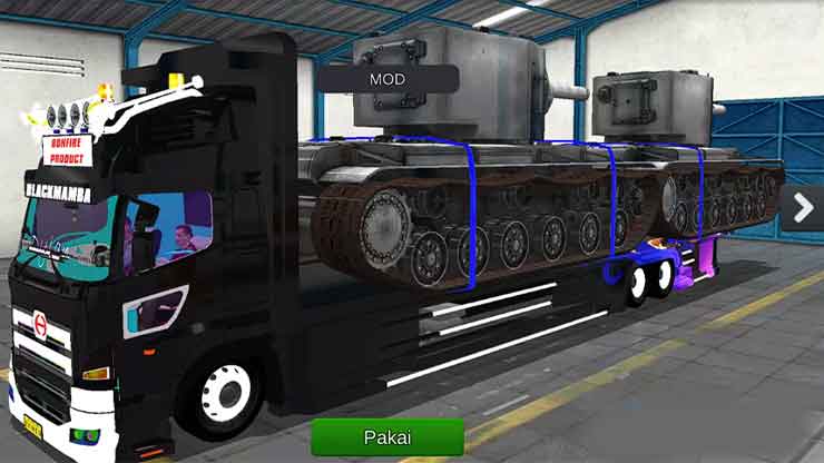 Mod Truck Hino 700 Provia Muatan Tank