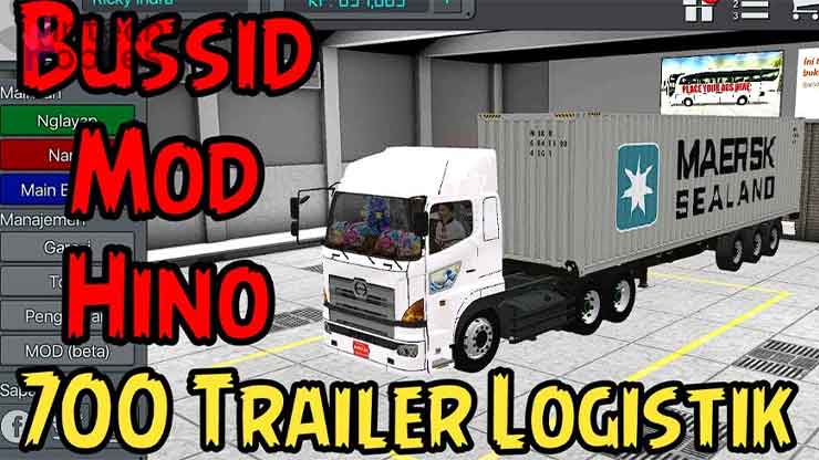 Mod Truck Hino 700 Tangki Trailer Muatan Berat