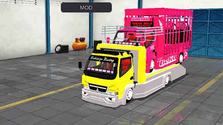 Mod Truck Hino Full Anim Full Strobo