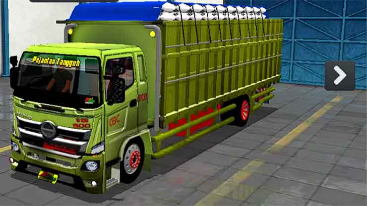 Mod Truck Hino Muatan Beras Bulog
