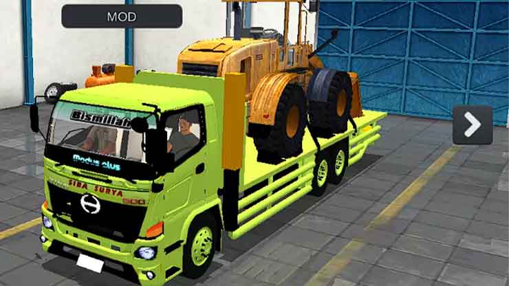 Truck Hino Selfloader MuataN Buldozer