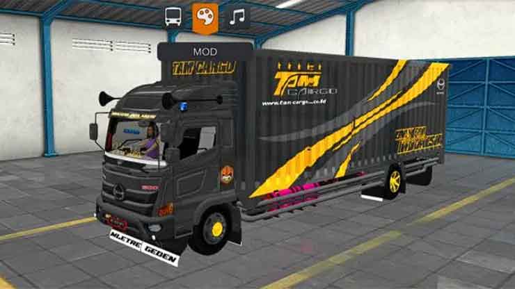Truck Hino Trailer Tam Cargo