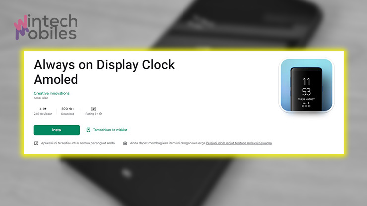Download Aplikasi Always On Display Clock Amoled