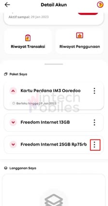 unreg paket Indosat lewat aplikasi